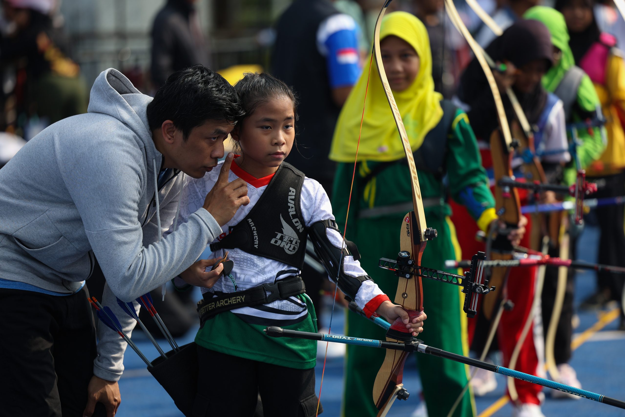 Olympic Day di Senayan Jakarta, Sabtu 22 Juni 2024.